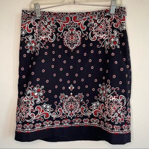 TALBOT’S PATTERNED SKIRT